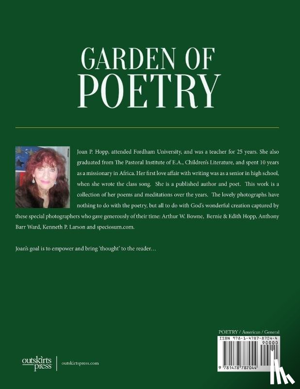 Hopp, Joan P - Garden of Poetry