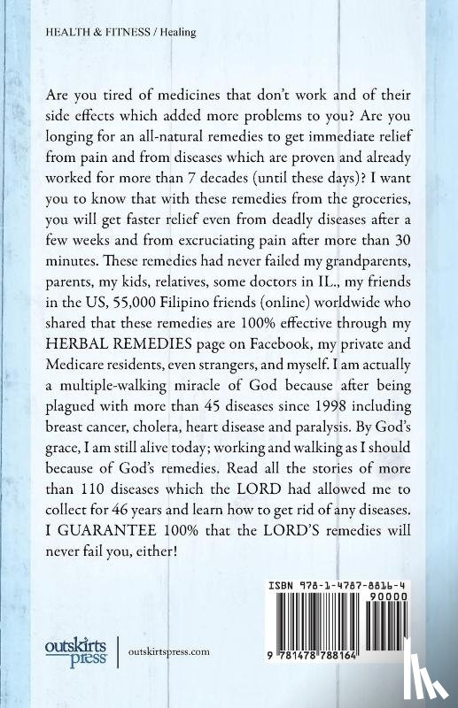 Sanidad, Thea - Our 7 Decades With Kitchen Remedies