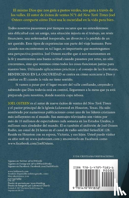 Osteen, Joel - Bendecidos En La Oscuridad