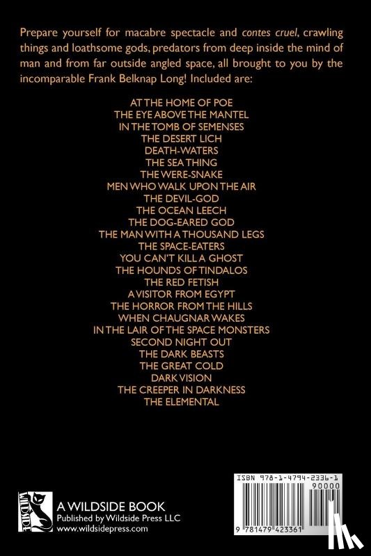 Long, Frank Belknap - The Golden Age of Weird Fiction