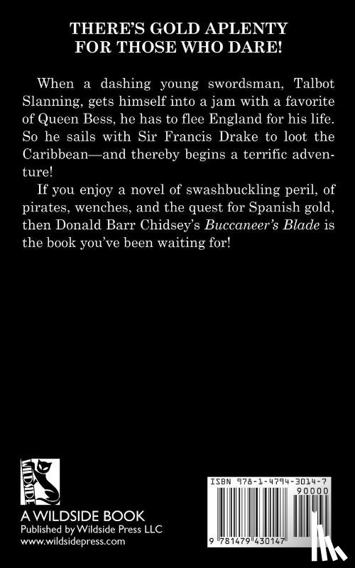 Chidsey, Donald Barr - Buccaneer's Blade