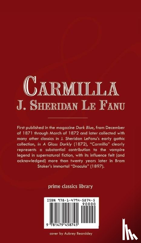Le Fanu, Joseph Sheridan - Carmilla