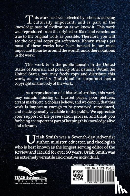 Smith, Uriah - Thoughts, Critical and Practical, on the Book of Daniel and the Revelation