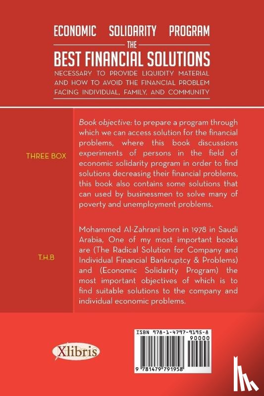 Alzahrani, Mohammed Hassan - Economic Solidarity Program The Best Financial Solutions Necessary to Provide Liquidity Material and How to Avoid the Financial Problem Facing Individual, Family, and Community