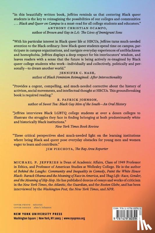 Jeffries, Michael P. - Black and Queer on Campus