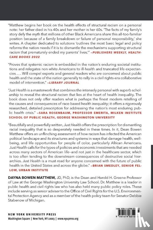 Matthew, Dayna Bowen - Just Health