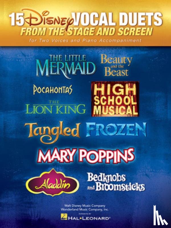 Walt Disney Music Company - 15 Disney Vocal Duets