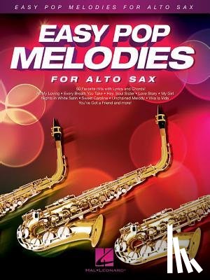 Hal Leonard Corp - Easy Pop Melodies for Alto Sax