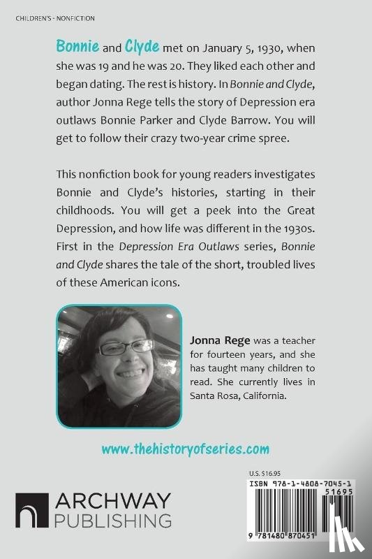 Rege, Jonna - Bonnie and Clyde