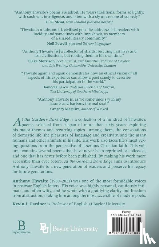 Thwaite, Anthony - At the Garden's Dark Edge