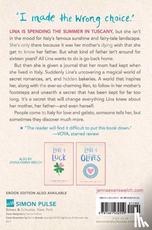 Welch, Jenna Evans - Love en Gelato