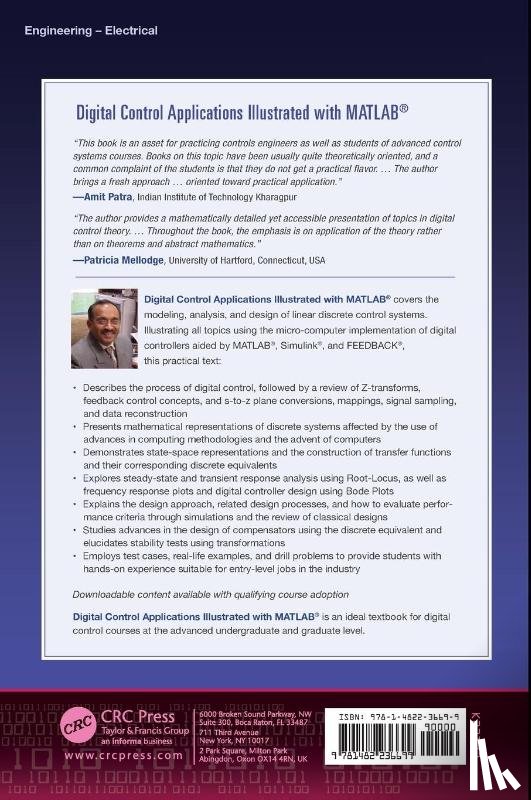 Shertukde, Hemchandra Madhusudan - Digital Control Applications Illustrated with MATLAB®
