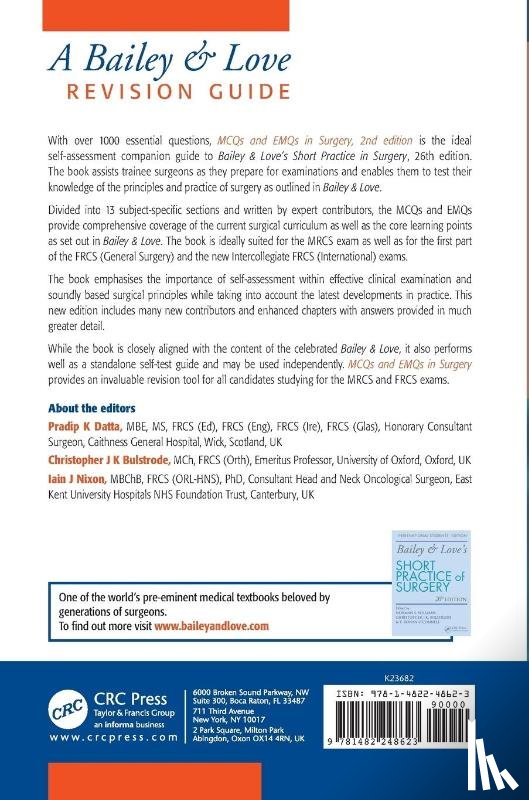  - MCQs and EMQs in Surgery