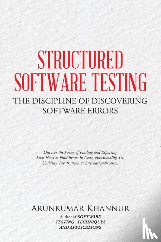 Khannur, Arunkumar - Structured Software Testing