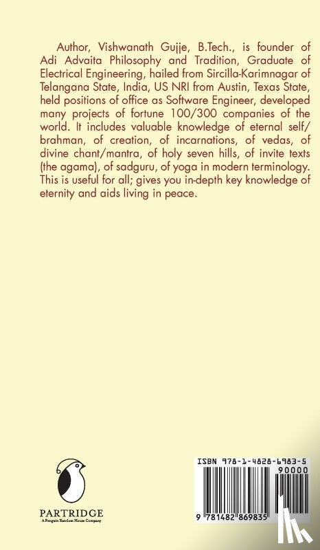 Founder & Author Viswanatha - Theology and Tradition of Eternity