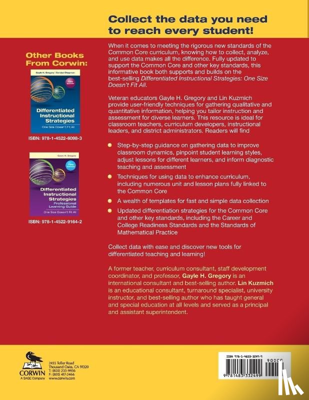 Gregory, Gayle H., Kuzmich, Linda M. - Data Driven Differentiation in the Standards-Based Classroom