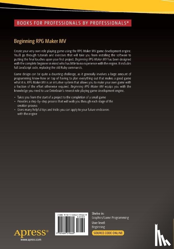 Perez, Darrin - Beginning RPG Maker MV