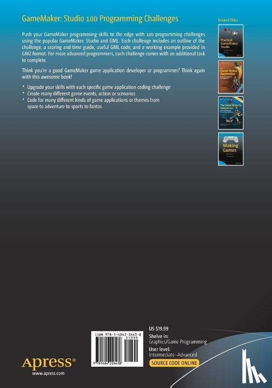 Tyers, Ben - GameMaker: Studio 100 Programming Challenges