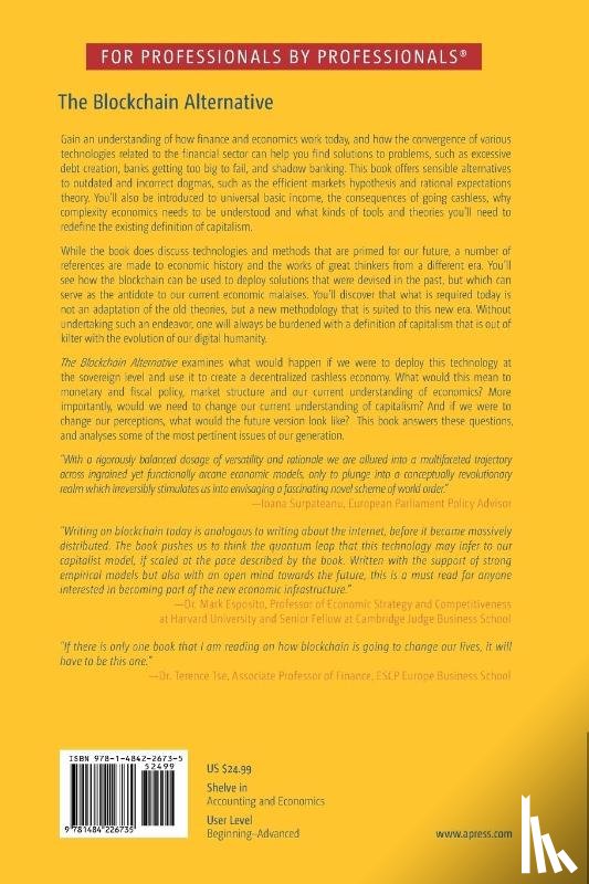 Bheemaiah, Kariappa - The Blockchain Alternative