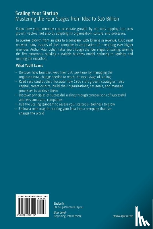Cohan, Peter S. - Scaling Your Startup