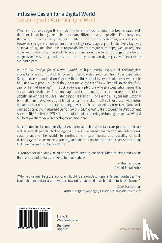 Gilbert, Regine M. - Inclusive Design for a Digital World