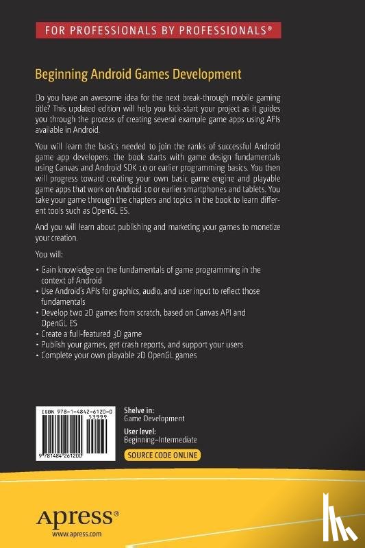 Hagos, Ted, Zechner, Mario, DiMarzio, J.F., Green, Robert - Beginning Android Games Development