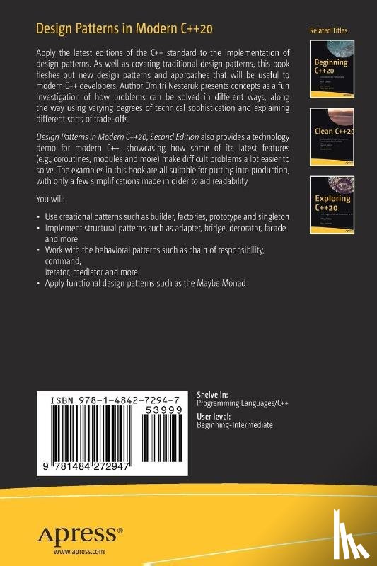 Nesteruk, Dmitri - Design Patterns in Modern C++20