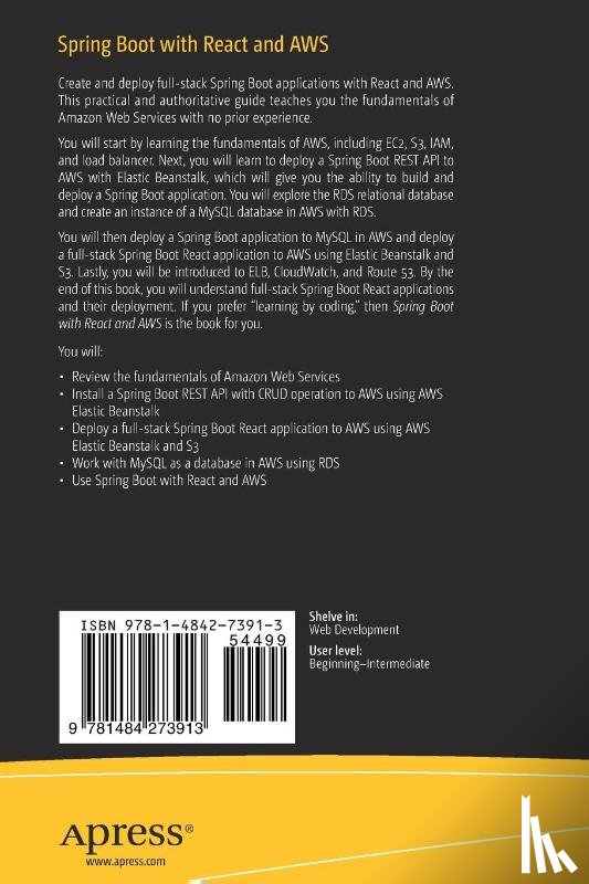 Soni, Ravi Kant, Soni, Namrata - Spring Boot with React and AWS