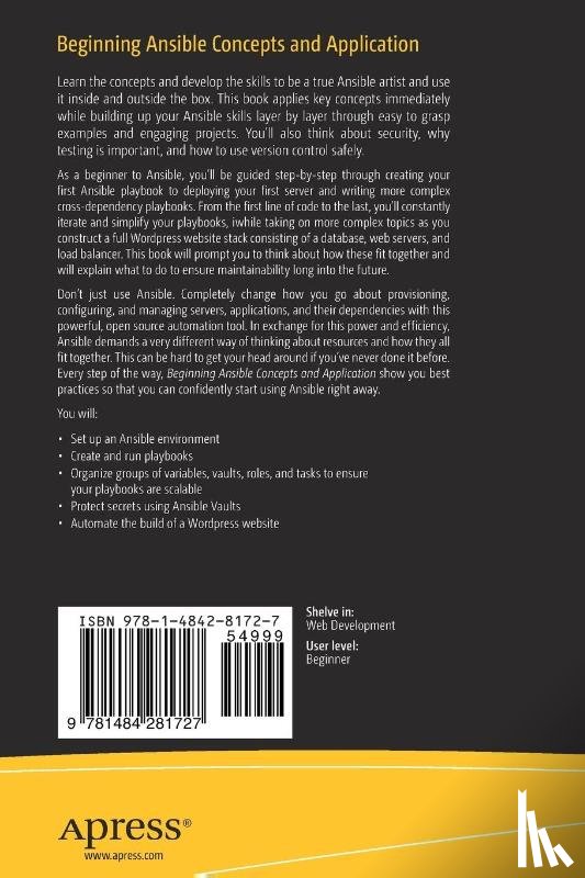Smith, Shaun R, Membrey, Peter - Beginning Ansible Concepts and Application