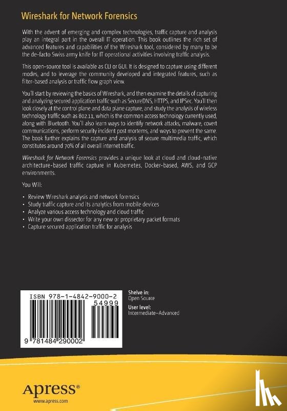 Nainar, Nagendra Kumar, Panda, Ashish - Wireshark for Network Forensics
