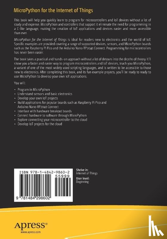 Bell, Charles - MicroPython for the Internet of Things