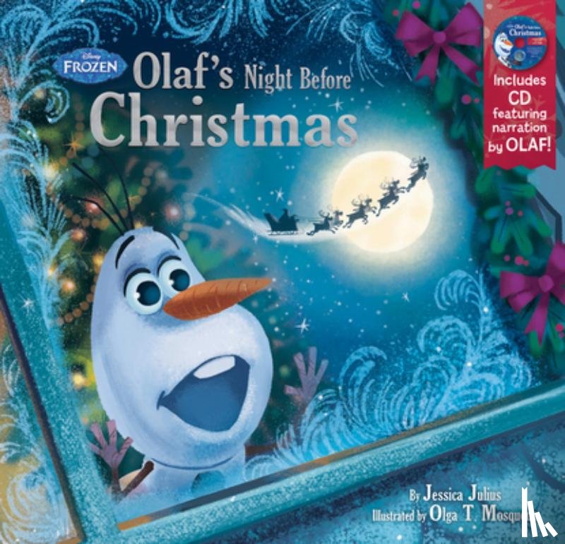 Disney Book Group - Frozen Olaf's Night Before Christmas Book & CD