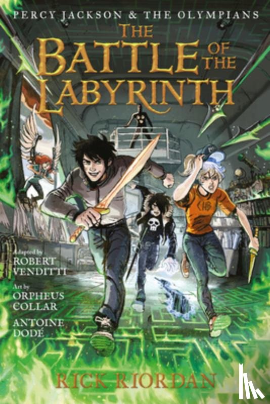 Riordan, Rick - Percy Jackson and the Olympians: Battle of the Labyrinth: The Graphic Novel, The-Percy Jackson and the Olympians
