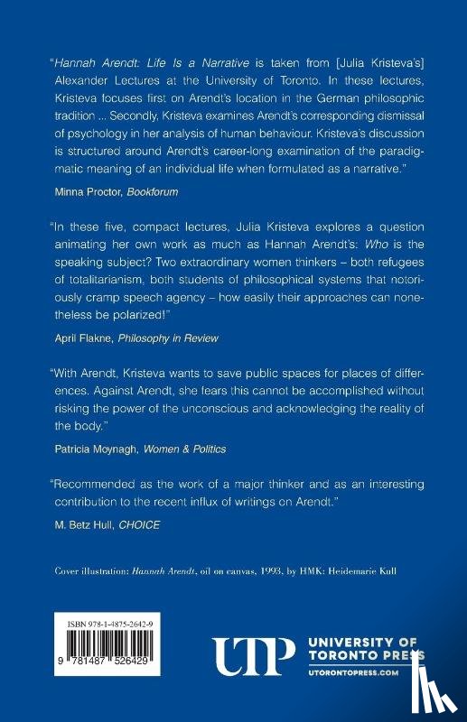 Kristeva, Julia - Hannah Arendt