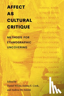  - Affect As Cultural Critique