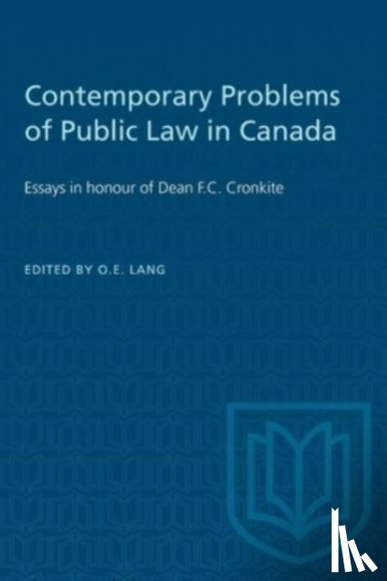 Lang, Otto - Contemporary Problems of Public Law in Canada