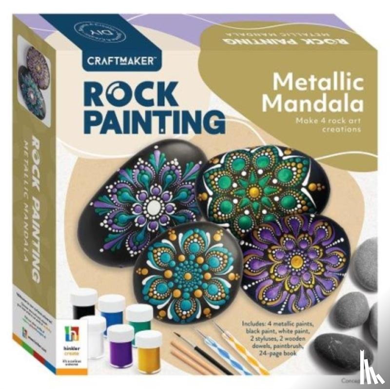 Pty Ltd, Hinkler - Craft Maker Paint Your Own Metallic Rocks
