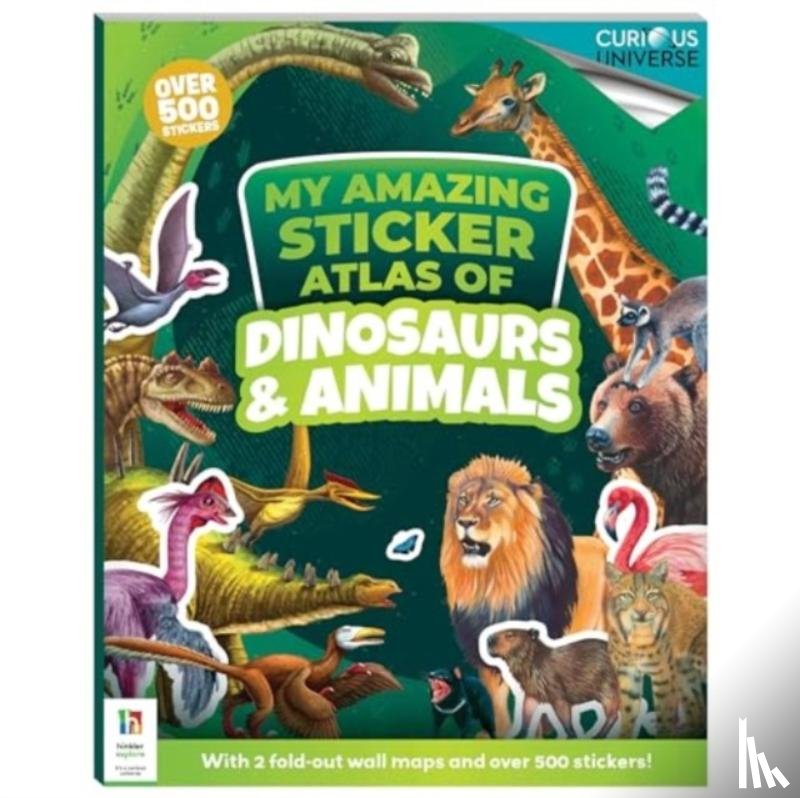 Pty Ltd, Hinkler - Incredible Sticker Atlas Dinosaurs and Animals