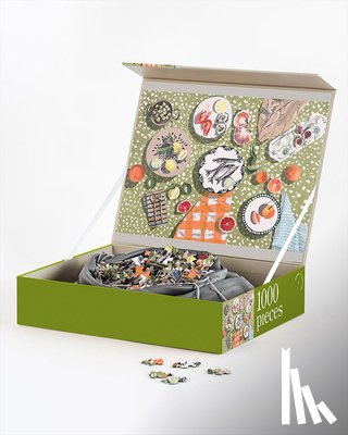 Something, Journey Of - Table by the Sea - 1000-Piece Jigsaw Puzzle - Artist Designed Jigsaw Puzzle for Adults