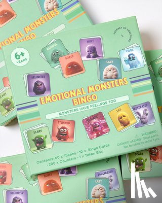 Something, Journey Of - Emotional Monsters Bingo - Fun & Educational Game for Kids - Learn Emotions Through Play