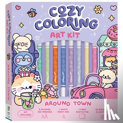 Hinkler - Art Maker Cozy Coloring Around Town Kit