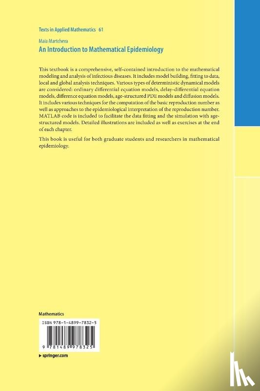 Martcheva, Maia - An Introduction to Mathematical Epidemiology