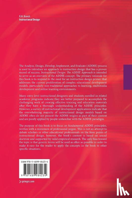Branch, Robert Maribe - Instructional Design: The ADDIE Approach