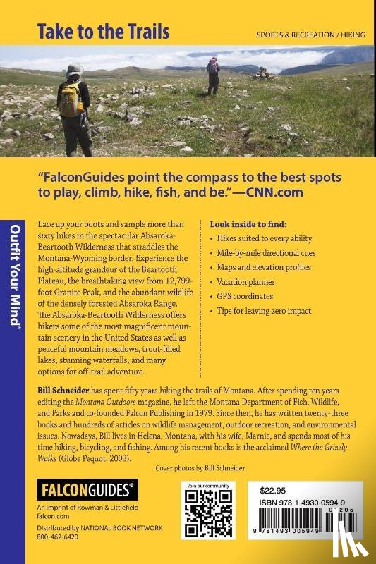 Schneider, Bill - Hiking the Absaroka-Beartooth Wilderness