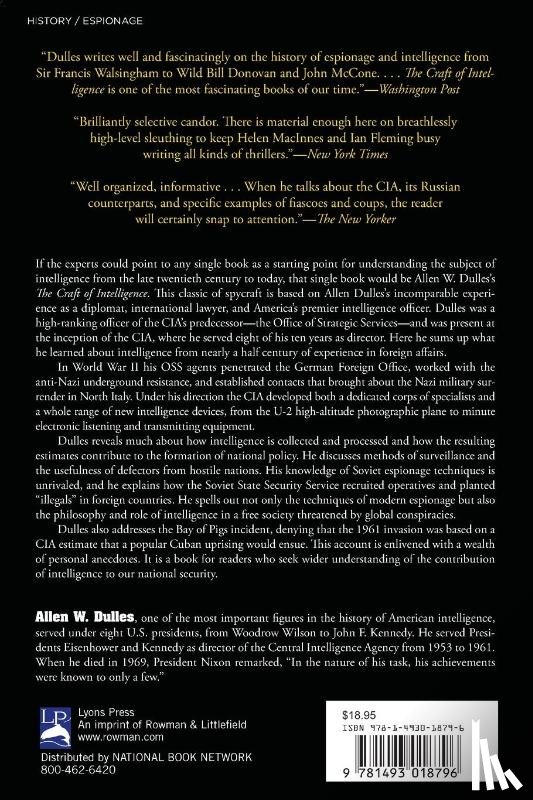 Dulles, Allen - The Craft of Intelligence