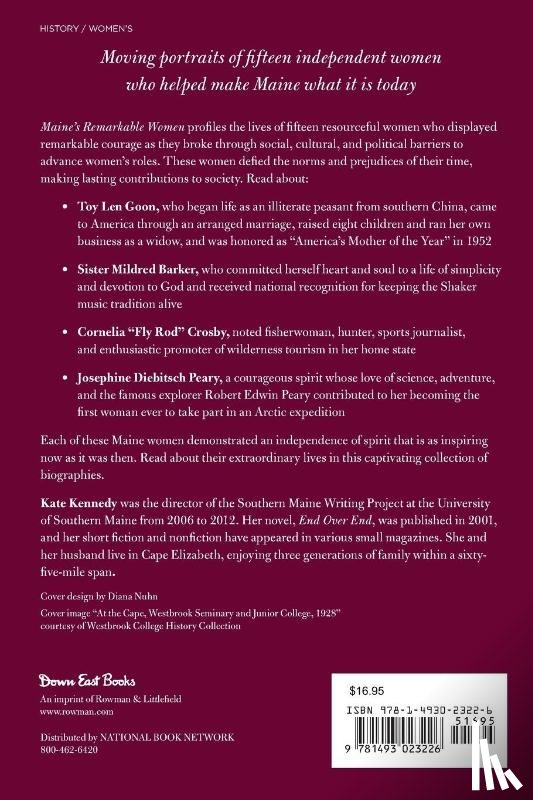 Kennedy, Kate - Maine's Remarkable Women