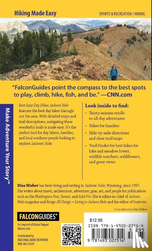 Mishev, Dina - Best Easy Day Hikes Jackson Hole