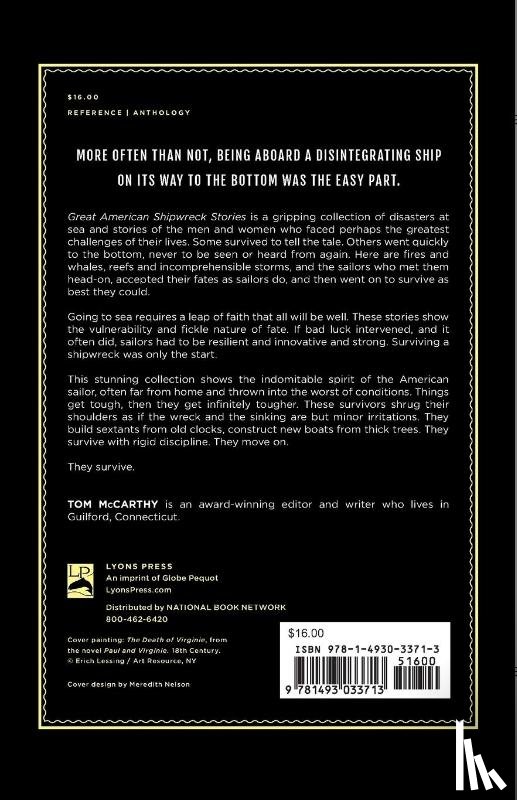 McCarthy, Tom - Great American Shipwreck Stories