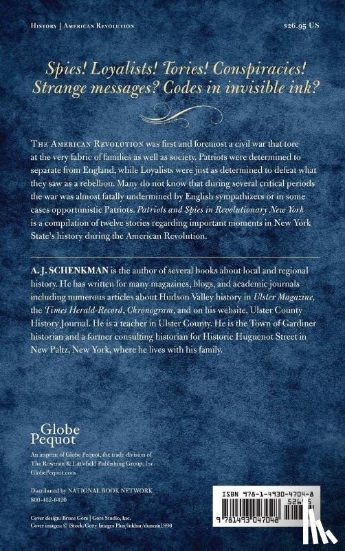 Schenkman, A.J. - Patriots and Spies in Revolutionary New York