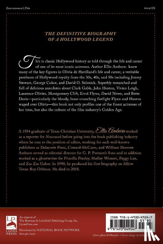 Amburn, Ellis - Olivia de Havilland and the Golden Age of Hollywood